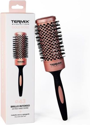 Termix Evolution Gold Rose Round Hair Brush 43 - Kulatý kartáč pro poškozené vlasy 43mm