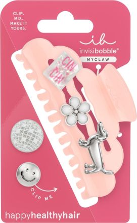 Invisibobble MYCLAW L Hug me, Baby - Skřipec se cvočky 1 ks