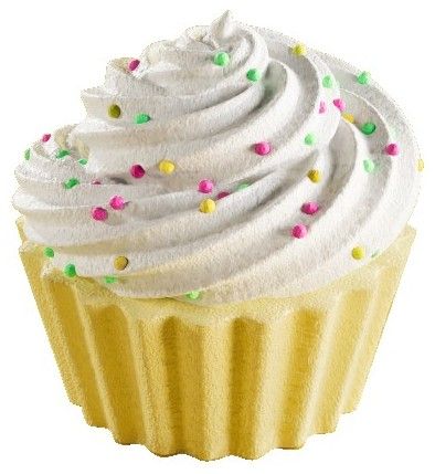 Deserved Bath Bomb Lemon Cream Cupcake - Koupelová bomba do vany s vůní citronového cupcake