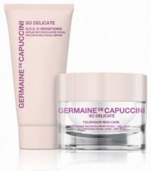 Germaine de Capuccini So Delicate - Krém pro suchou pleť 50 ml + S.O.S. Sérum pro zklidnění pleti 30 ml Dárková sada