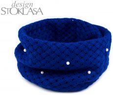 Spona do vlasů - pružinka s perličkou bílá 1ks