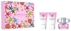 Versace Bright Crystal Set - EDT 50 ml + tělové mléko 50 ml + sprchový gel 50 ml Dárková sada
