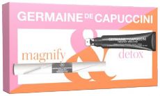 Germaine de Capuccini Magnify Detox - Sérum na řasy a obočí 2 x 5 ml + rozjasňující detoxikační krém na kruhy pod očima 15 ml