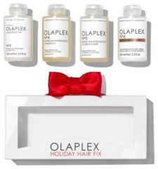 Olaplex Holiday Hair Fix 2020 - Obnovující šampon 100 ml + kondicionér 100 ml + bezoplachový krém 100 ml + kúra 100 ml Dárková sada