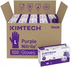 Kimtech™ Purple Nitrile Gloves - Jednorázové nitrilové rukavice S Fialové 100ks