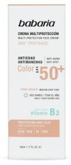 Babaria Multi-protection Tinted Cream SPF 50+ Photo-age - Multi-ochranný krém SPF 50 + tónovaný 50 ml