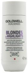 Goldwell Dualsenses Blondes & Highlights Shampoo - Šampon pro blond vlasy 30 ml Cestovní balení