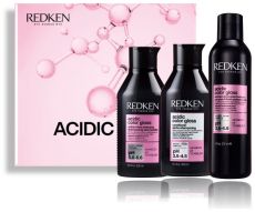 Redken Acidic Color Gloss Set - Šampon 300 ml + kondicionér 300 ml + péče 237 ml Dárková sada