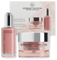 Germaine de Capuccini Timexpert Wrink Less Rich Set - Denní kolagenový krém pro suchou pleť 50 ml + Kolagenové sérum proti vráskám 50 ml Dárková sada