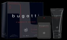Bugatti Signature Carbon For Men Set - EDT 100 ml + sprchový gel 200 ml Dárková sada