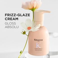 Kérastase Gloss Absolu Frizz-Glaze Cream - Stylingový krém proti krepatění určený pro pevné, krepaté vlasy 240 ml