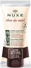 Nuxe Paris Rêve De Miel Rich Hand Cream Set - Krém na ruce pro extrémně suchou pokožku 2 x 50 ml Dárková sada