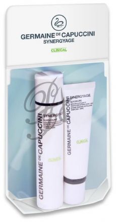 Germaine de Capuccini Synergyage Pack Glycocure - Aktivační hydratační a obnovující koncentrát 50 ml + Obnovující maska s exfoliačními látkami 50 ml Dárková sada
