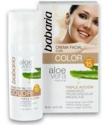 Babaria Aloe Vera Triple Action Cream SPF 15 - Pleťový krém triple action 50 ml