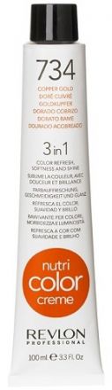 Revlon Professional Nutri Color Cream - Barevná hydratační maska č. 734 měď.zlatá 100ml
