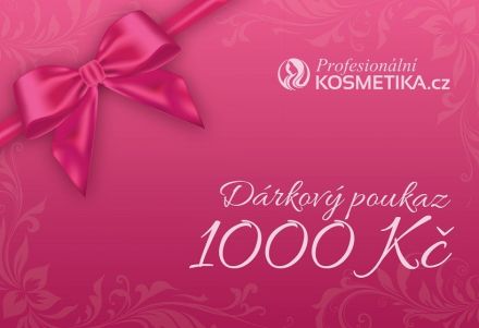 Dárkový poukaz v hodnotě 1000 Kč