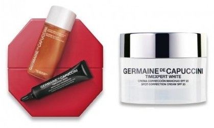 Germaine de Capuccini Timexpert White Vánoční balíček č.29 - Korekční krém 50ml + Noční sérum na oční okolí 15ml + Odličovací olej Exprés 50ml Dárková sada