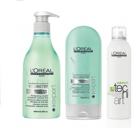 L´oréal Professionnel Expert Volumetry Vánoční sada - Šampon 500ml + Péče 150ml + Pěna pro objem 250ml Dárková sada