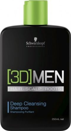 Schwarzkopf [3D] Mension Deep Cleansing Shampoo - Šampon pro pro normální a mastné vlasy 250ml