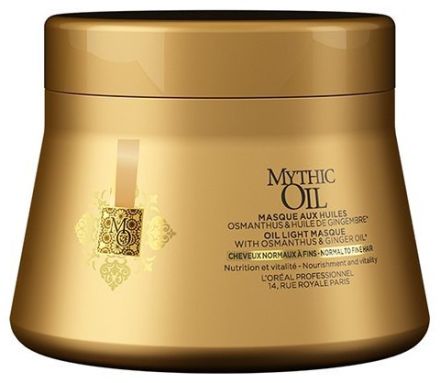 L´oréal Professionnel Mythic Oil Light Mask - Lehká krémová maska pro normální až jemné vlasy 200ml