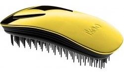 Ikoo Home Metallic Black Soleil - Kartáč na vlasy černo-zlatý