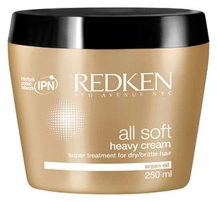 Redken All Soft Heavy Cream Mask - Hloubková péče pro suché a křehké vlasy 250ml