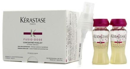Kérastase Fusio - Dose Concentré Pixelist - Koncentrovaná péče pro lesk barvených vlasů 10 x 12 ml