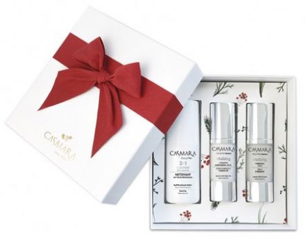 Casmara Set Beauty Vitalzing Q10 - Energizující hydratační krém 30 ml + sérum 30 ml + odličovač 3 v 1 100 ml Dárková sada