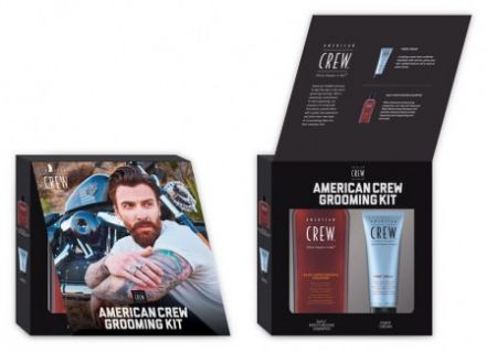 American Crew Grooming Kit - Fiber krém 100 ml + denní hydratační šampon 250 ml Dárková sada