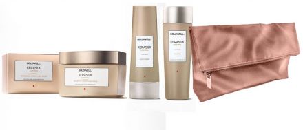 Goldwell Kerasilk Control Vánoční sada - Šampon 250 ml + kondicionér 200 ml + maska 200 ml + neceser Dárková sada