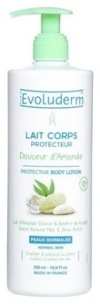 Evoluderm Protective Body Lotion - Tělové mléko s mandlovým mlékem 500 ml