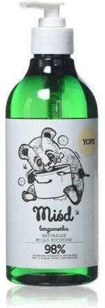 Yope Honey Bergamot Natural Kitchen Hand Soap - Přírodní kuchyňské mýdlo na ruce 500 ml