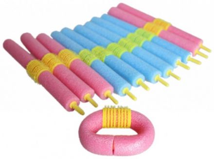 Pěnové natáčky na vlasy 12 ks