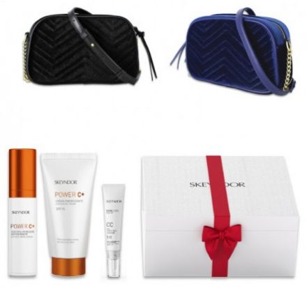 Skeyndor Power C+ Vánoční Sada - Emulze 50 ml + sérum 30 ml + CC krém na oční okolí 15 ml Dárková sada