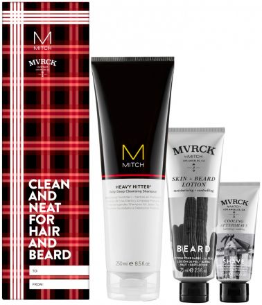 Paul Mitchell Mvrck Heavy Hitter Gift Vánoční Set - šampon 250 ml + hydratační krém 75 ml + krém po holení 25 ml Dárková sada