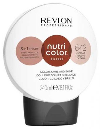 Revlon Professional Nutri Color Filters - Barevná maska na vlasy 642 Chestnut 240ml