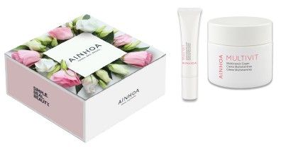 Ainhoa Multivit Normální Pleť Letní Set - Multivitamínový Krém-emulze 50 ml + krém na oční okolí 15 ml Dárková sada