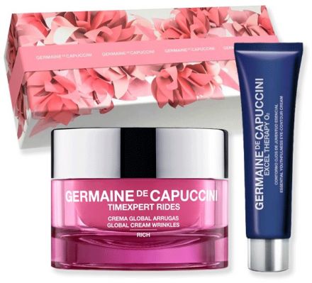 Germaine de Capuccini Timexpert Rides Rich Letní Set - Pleťový krém pro suchou pleť 50 ml + krém na oční okolí 15 ml Dárková sada