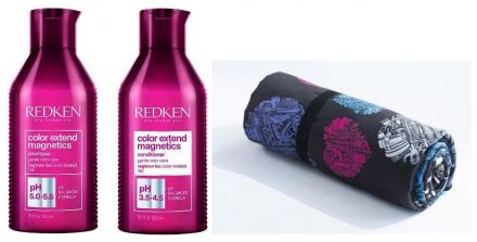 Redken Color Extend Magnetic Set - Šampon pro barvené vlasy 300ml + Kondicioner pro barvené vlasy 300ml Dárková sada