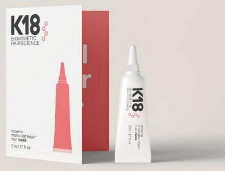 K18 Hair Molecular Repair Mask Single Tube - Maska na vlasy 5ml