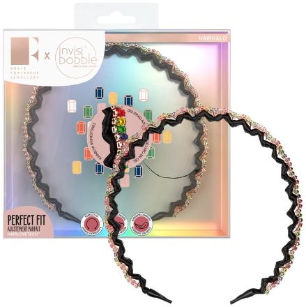 Invisibobble HAIRHALO Rosie Fortescue Trendy Treasure - Nastavitelná čelenka do vlasů Barevná 1ks