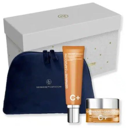 Germaine de Capuccini Timexpert C+ Vánoční Set - Antioxidační rozjasňující Emulze 50 ml + Antioxidační rozjasňující krém na oční okolí 15 ml Dárková sada