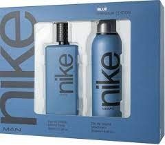Nike Blue Man Set - EDT 100 ml sprchový gel 100 ml + balzám po holení 75 ml Dárková sada