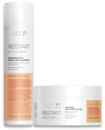 Revlon Professional Restart Recovery Vánoční Sada - Šampon Recovery 250 ml + maska na vlasy 250 ml Dárková sada