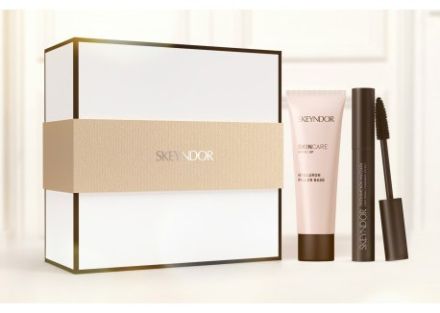 Skeyndor SkinCare Set - Řasenka Phenomenon černá 15 ml + báze pod make-up 30 ml Dárková sada