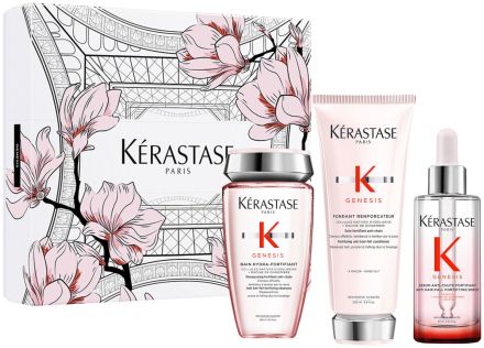 Kérastase Genesis Trio Set - Šampon Hydra 250 ml + péče 200 ml + sérum 90 ml Dárková sada