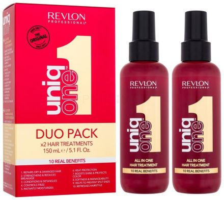 Revlon Professional Uniq One Duo Pack - Bezoplachová péče na vlasy 2x 150 ml Dárková sada