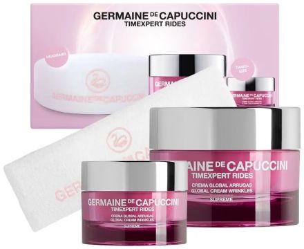 Germaine de Capuccini Timexpert Rides Supreme Set - Krém na velmi suchou pleť 50 ml + Krém na velmi suchou pleť 15 ml + Kosmetická čelenka Dárková sada
