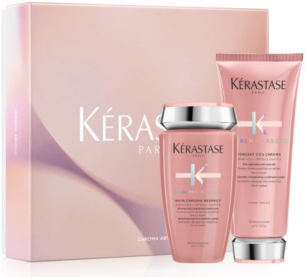 Kérastase Chroma Absolu Light Spring Set - Šampon 250 ml + péče 200 ml Dárková sada