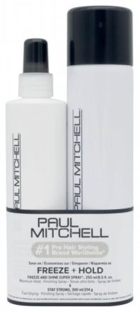 Paul Mitchell Styling Freeze Set - Dokončovací sprej 250 ml + rychleschnoucí lak na vlasy 300 ml Dárková sada